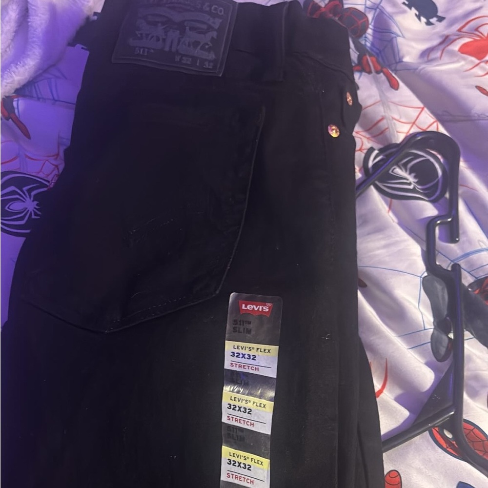 Levi's Black Flex Jeans